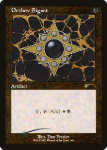 Orzhov Signet Secret Lair Drop - Retro Frame